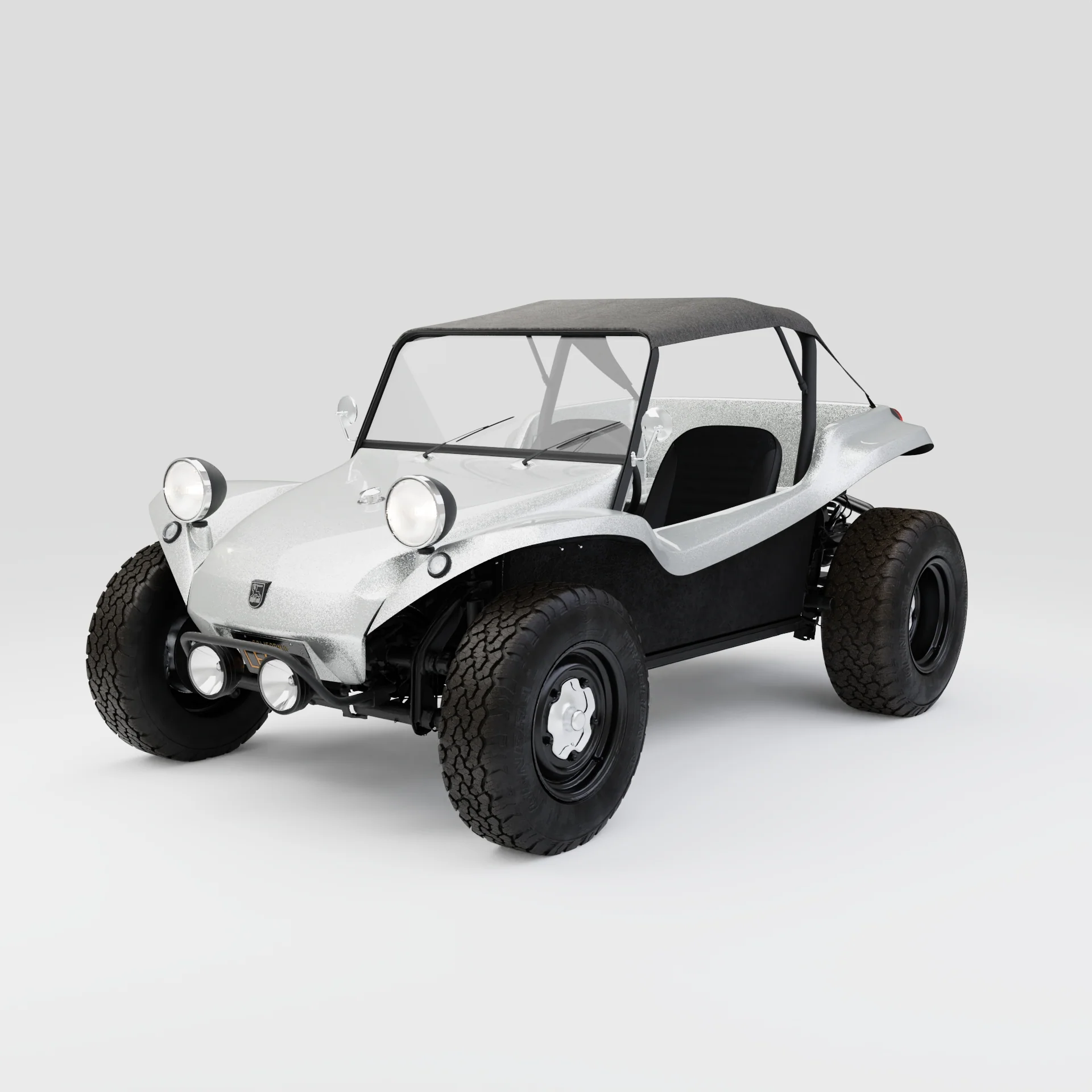 Meyers Manx Classic Buggy - Brilliant Chrome Silver - Image 3