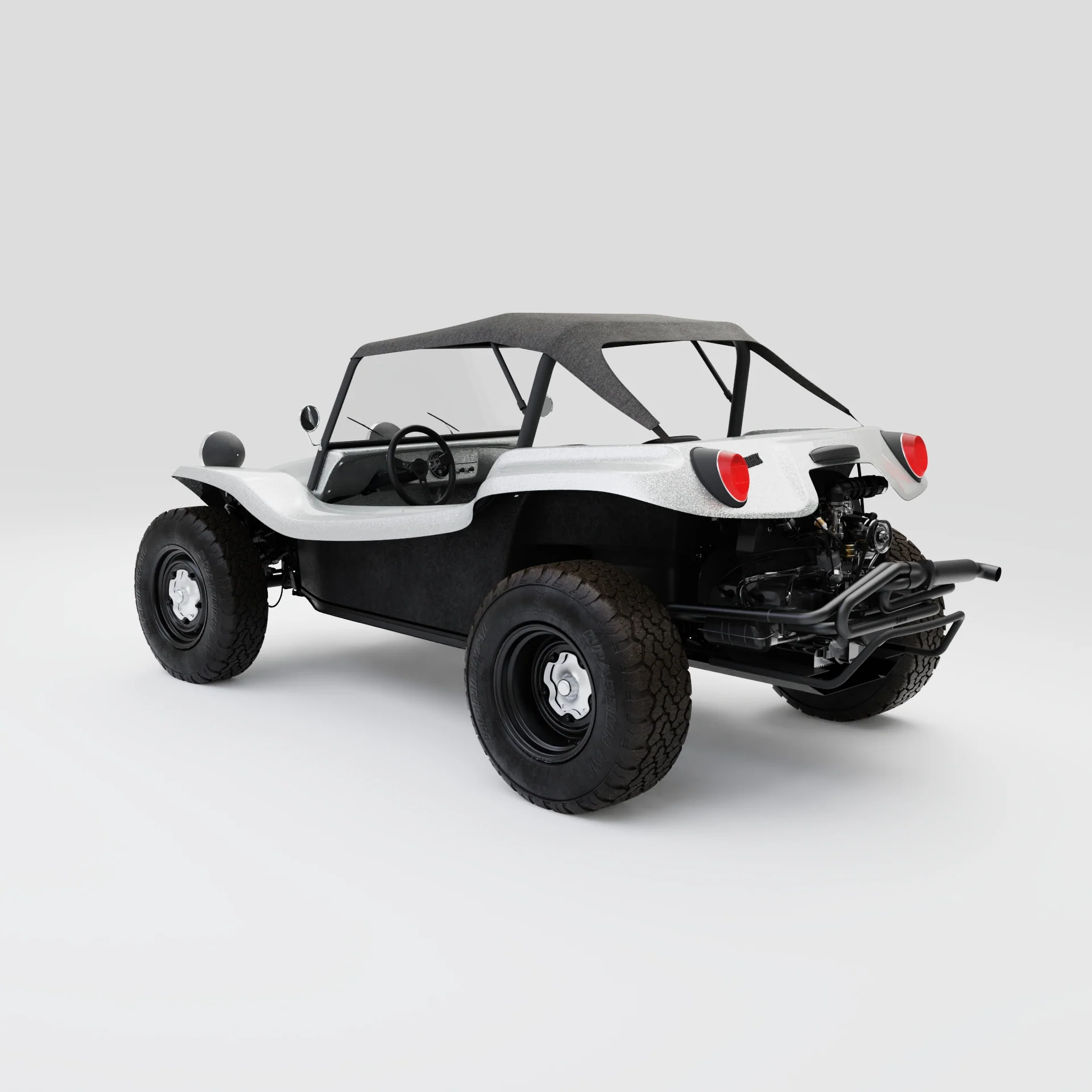 Meyers Manx Classic Buggy - Brilliant Chrome Silver - Image 7