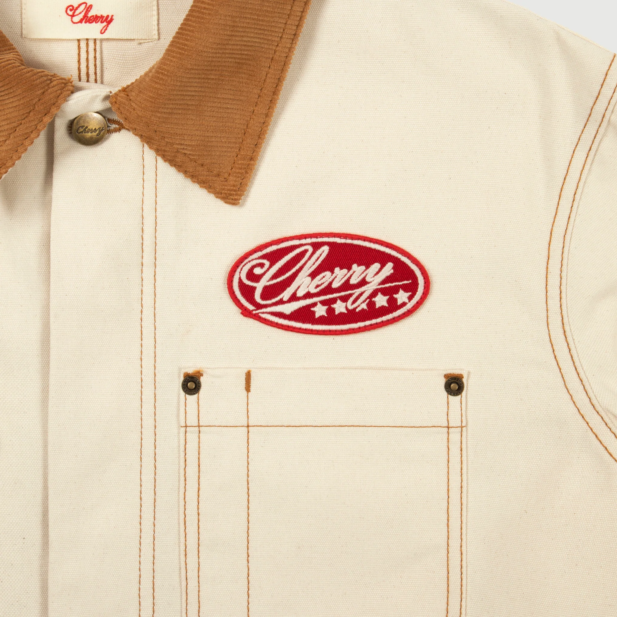 Meyers Manx x Cherry Canvas Mechanic Jacket - Image 3